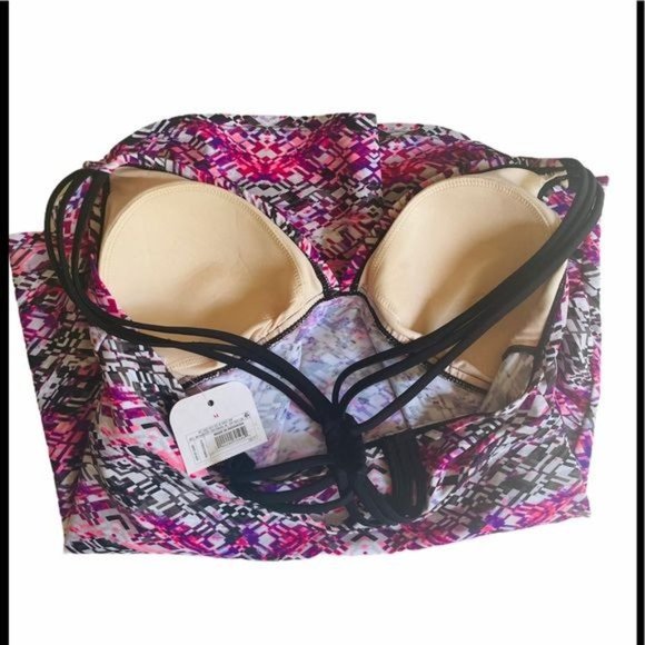 NWT Isabel Maternity Bra Lined Racer Back Swim Top - Picture 3 of 8